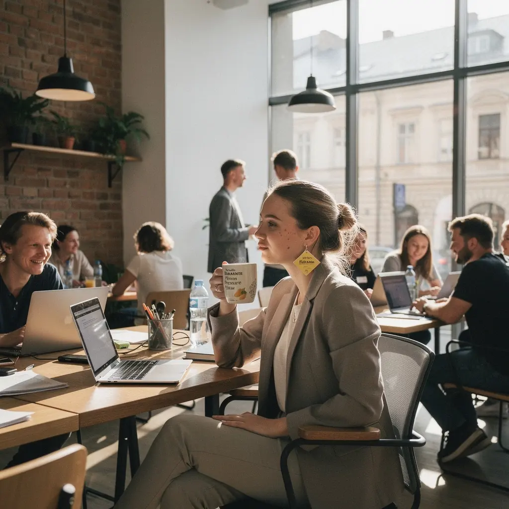 Natūralūs ingredientai, tokie kaip citrinžolė ir imbieras, išdėstyti ant medinės lentelės, pabrėžiantys ekologiškumą.