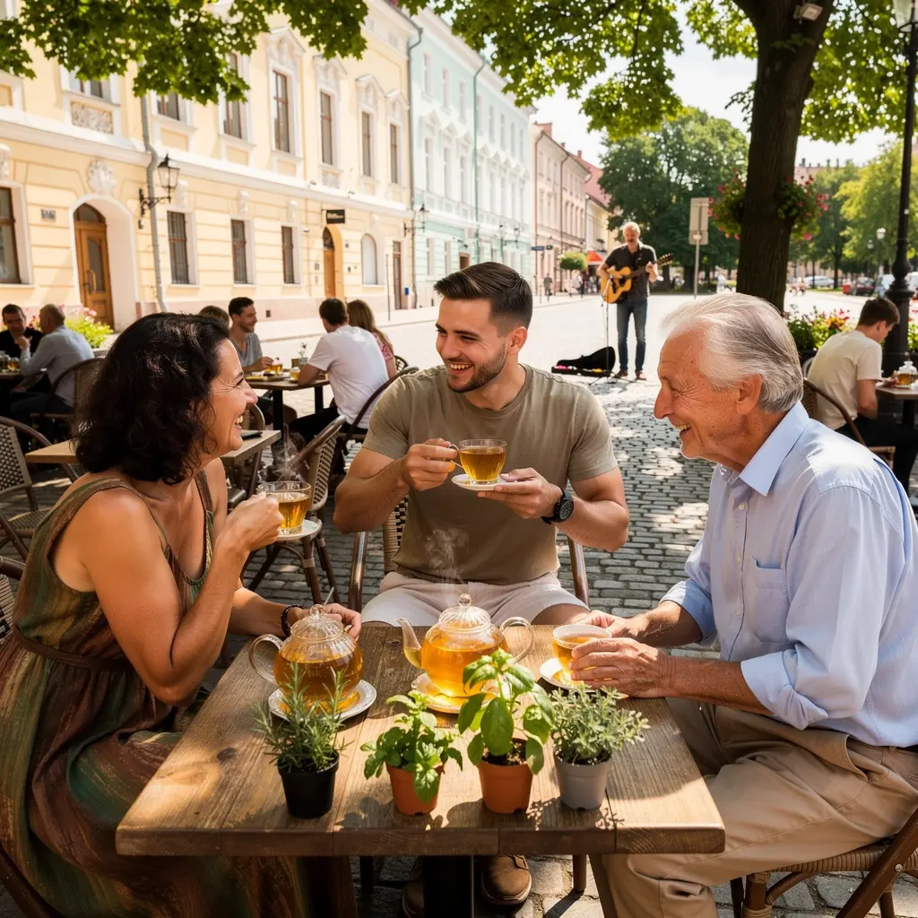 Diamante Citron arbatos pakuotė, puikiai atspindinti Kalifornijos gamtą.
